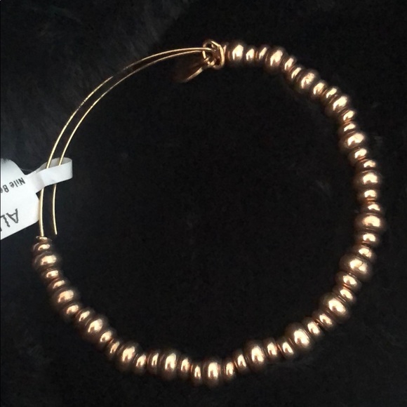 Alex And Ani - gold beaded bangle - Picture 2 of 2